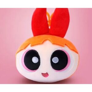 Powerpuff Girls‎ Blossom Plush Clip On Miniso Cartoon Network Keychain